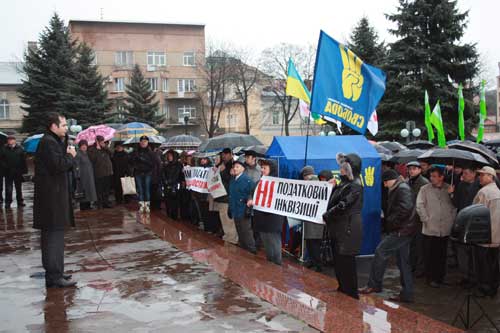 У Франківську знову протестують