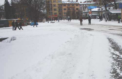 Ожеледиця: міський травмпункт переповнений 